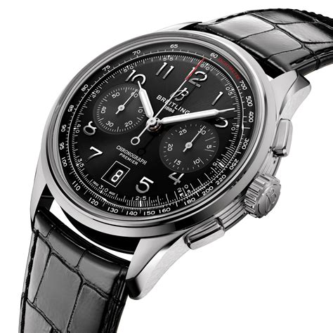 breitling premier chronograph 42 black|breitling premier chronograph 42 review.